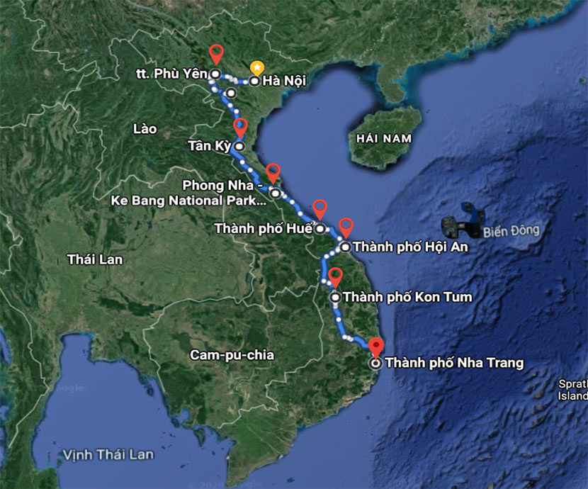 13 Day Hanoi - Nha Trang Motorcycle Tour on Ho Chi Minh Trail